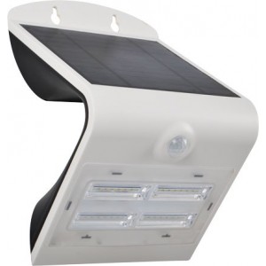 Solar 3.2W LED Wall Light C/W Pir+solar Panel