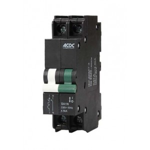10A 1-POLE + N 4.5kA C CURVE MINI RAIL MCB