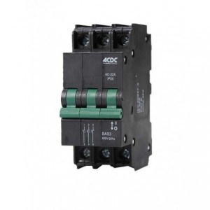 63A 3-POLE MINI Rail Isolator
