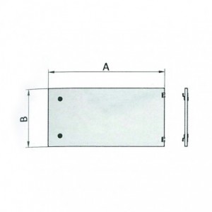 ORANGE MCC CUBICLE DOOR KIT 600Wx300H- MIDDLE