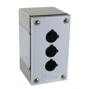 304 3 HOLE PUSHBUTTON ENCLOSURE 140x80x85