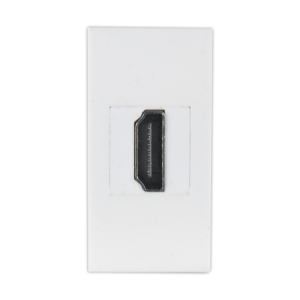 WHITE HDMI CONNECTION SOCKET 1M (22.5x45mm)