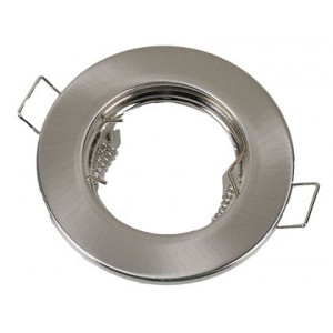 SATIN 80mm FIXED DOWNLIGHT MR16