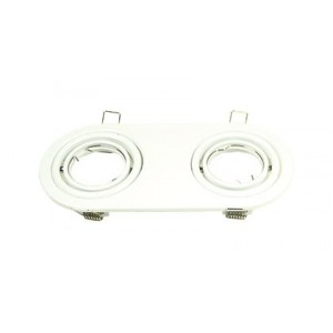 WHITE DOWNLIGHT 2xMR16 50W