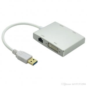 Microworld USB3DOC USB 3.0 to LAN / DVI / VGA / HDMI