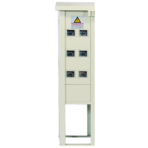 Meter Kiosks Steel 6M Grey