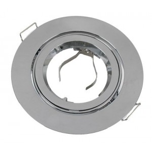 Chrome Zinc Alloy Adjustable Downlight