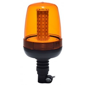 12-24VDC Amber LED High Profile Beacon Pole Mount