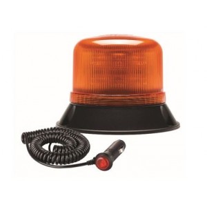 12-24VDC Amber LED Flat Top Beacon Magnetic