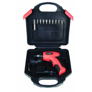 3.6V Cordless Screwdriver Pistol Grip Red