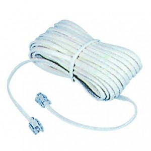Telephone Ext Lead RJ11 Male To Male 10M Length