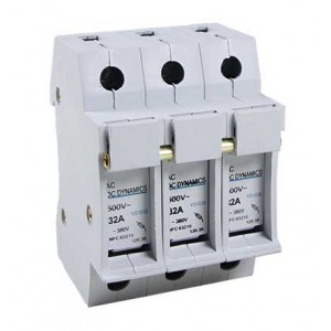 3P 10 x 38 FUSE HOLDER 32A 500V