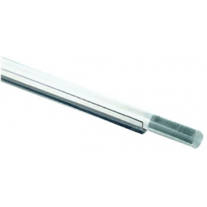13mm CLEAR PLASTIC CHANNEL PER 1.8METER