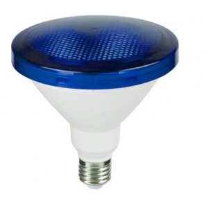 85-260VAC 10W Blue LED Spot Light E27 42DEG