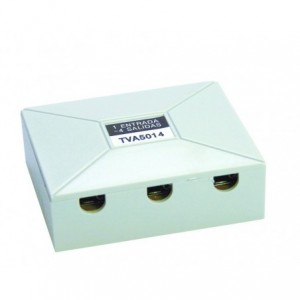 TV SPLITTER 4-WAY 9.5mmD
