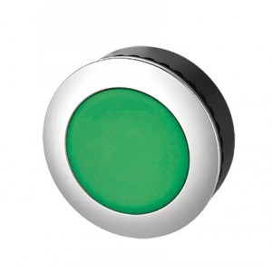 30MM Green Flush Momentary Push Button Head