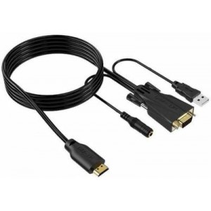 MT-Viki 3m HDMI to VGA Cable with Audio
