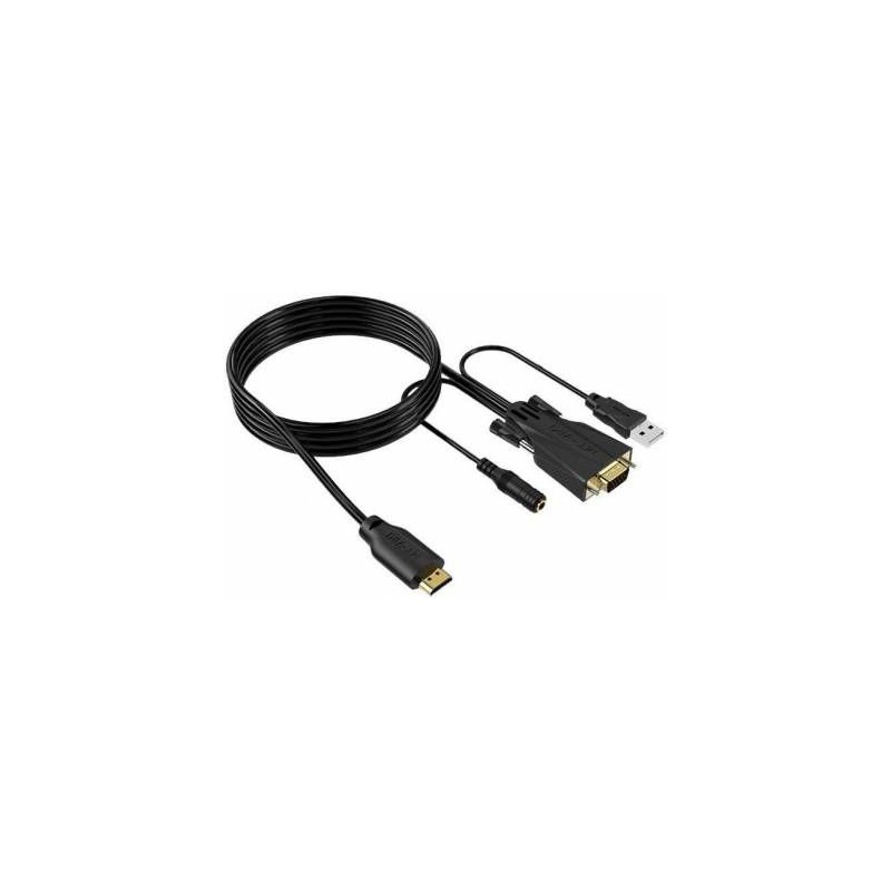 MT-Viki 3m HDMI to VGA Cable with Audio