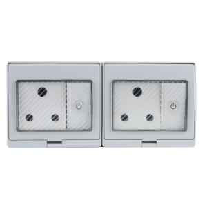 6G Weatherproof 2X 16A Sa Smart Switched Socket IP55