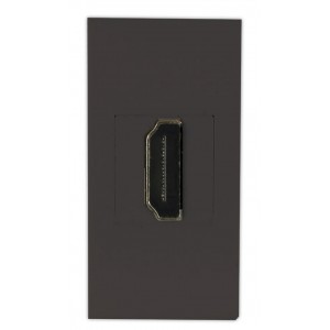 SLATE HDMI CONNECTION SOCKET 1M (22.5x45mm)