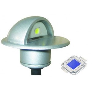 Surface Mount LED Wash Light 24MM Dia Blue IP65