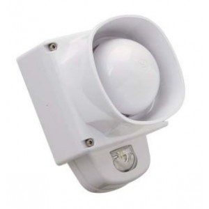 12-28VDC Voice SOUNDER/ALARM/LEDBEACON 100DB WHITE-RED Flash