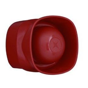 9-28VDC SIREN 120dB RED 32TONES IP42