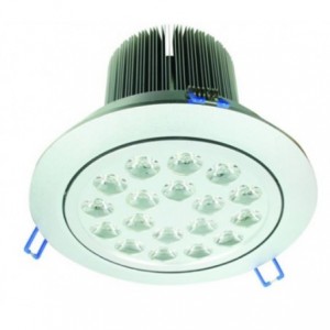 18x1W HI-POWER COOL WHITE LED DOWNLIGHT 85-265V C/W LED DRIV