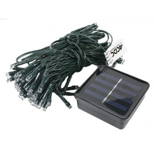 Solar LED String Light Cool White 5M 50LED IP44