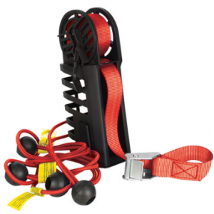 5PC Tie Down Kit C/W 4X4.5MM Bungee + 1X 25MM Strap