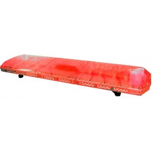 24VDC Lightbar 104WATT/CLEAR LENS/RED LED/1500X310X130MM