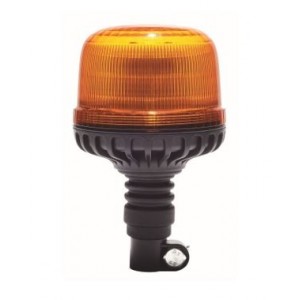 12-24VDC Amber LED Diamond Beacon Double Flash Pole Mount