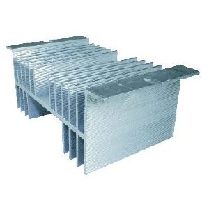 HEAT SINK FOR 1 PH SSR 127x72x50MM