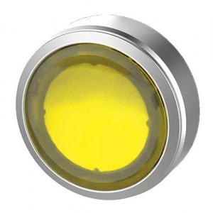 22MM Yellow Flush Latching Push Button Head