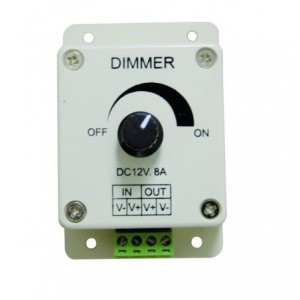 12VDC WIRED DIMMER 96W 89x59x35MM