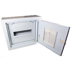 White Steel Din Db Surf 12-WAY With Door