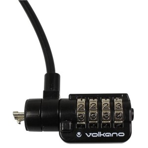 Volkano VK-20022-BK Secure Series Silver Notebook Security Lock