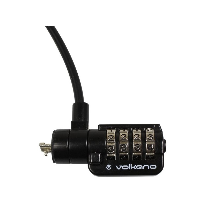 Volkano VK-20022-BK Secure Series Silver Notebook Security Lock