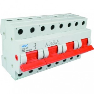 4P 63A Din Changeover Switch