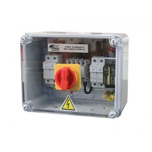 150VDC 2-WAY 40A OFF-GRID String Box C/W Spd IP55