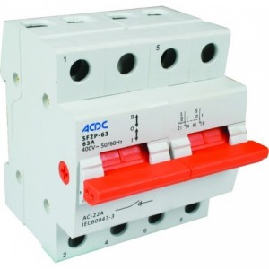 2P 63A Din Changeover Switch