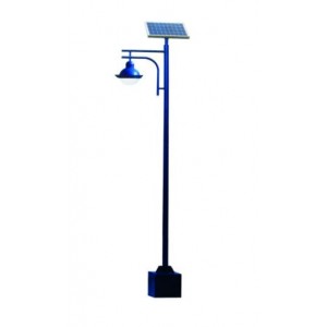 SOLAR GARDEN LAMP 4M POLE + LED 9W 6500k- EXCLUDES BATTERIES