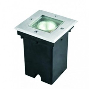 12VAC/DC INGROUND MR16 SS LIGHT-SQUARE-98x140 CUTOUT