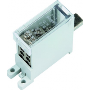 63A 15P x 6.5 x 5MM IN AND 6 x 10MM SQ OUT TERMINAL BLOCK