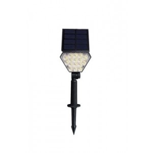 2W Solar LED Garden Spike 1.2V/1200MAH Battery