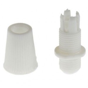 White Cable Grip Compression Type /10