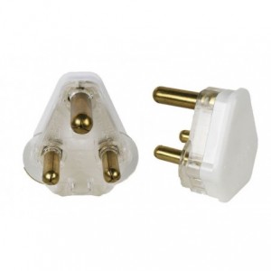 16A White Snapper Plug Top