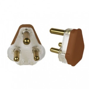 16A Brown Snapper Plug Top