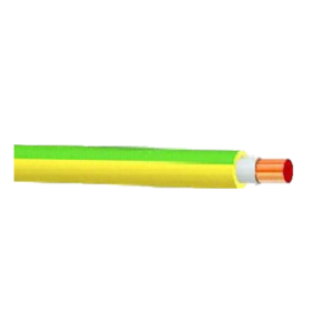 120mm GREEN/YELLOW 220A DOUBLE INSULATED POWER CABLE /M SANS
