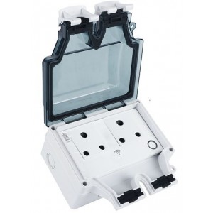 4G Weatherproof 2X 16A Sa Smart Switched Socket IP65